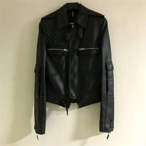 dior hedi slimane leather jacket|hedi slimane breakout show.